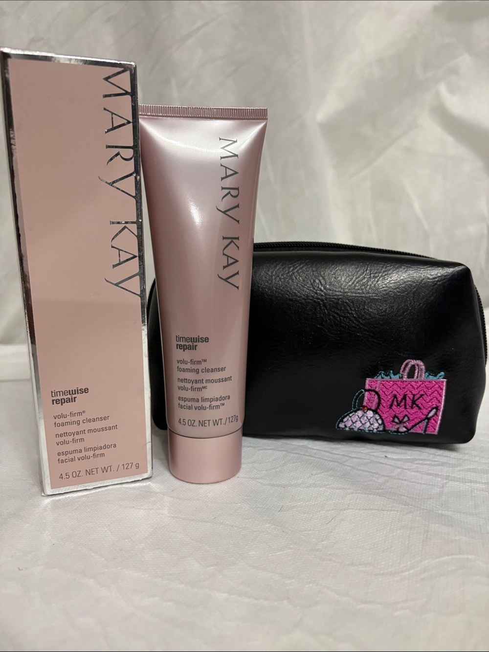 Mary Kay TimeWise Repair Volu-Firm Foaming Cleanser & Bag